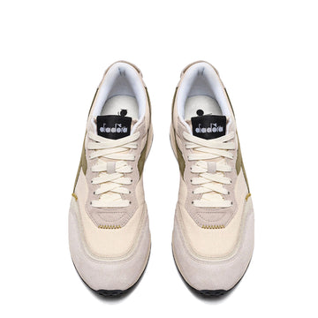 Diadora Womens Race Suede SW Trainer Pristine / Whitecap Gray - Parasol Store