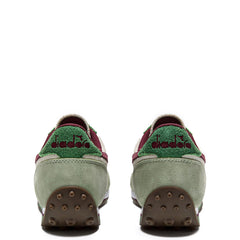 Diadora Womens Rally S Trainer Green Swamp - Parasol Store