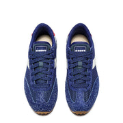 Diadora Womens Rally Trainer Blue Regista - Parasol Store