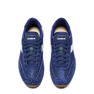 Diadora Womens Rally Trainer Blue Regista - Parasol Store