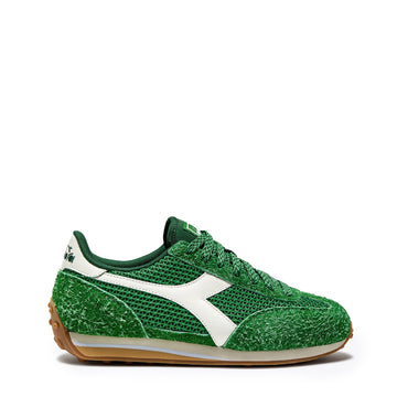 Diadora Womens Rally Trainer Green Peas Cream - Parasol Store