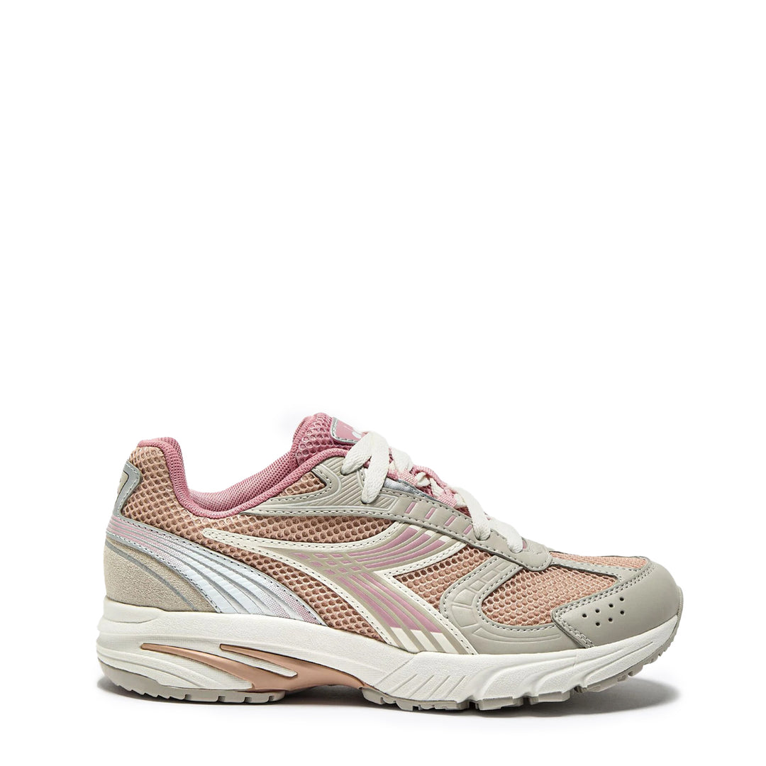 Diadora Womens Sao-Ko 280 Trainer Pink Turtle-Dove / Gray Silver - Parasol Store