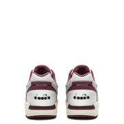 Diadora Womens Winner SL Trainer Moon Rock / Malaga Red Diadora
