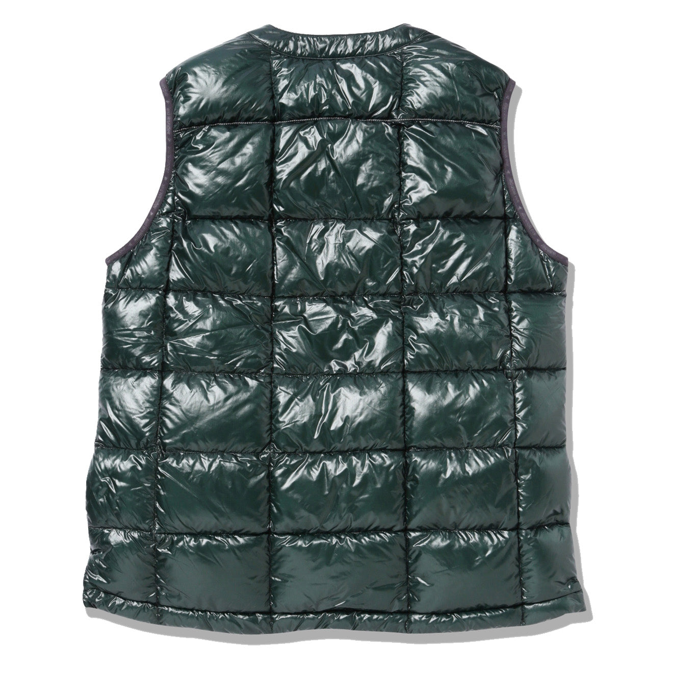 And Wander Diamond Stitch Down Vest Green | Parasol Store