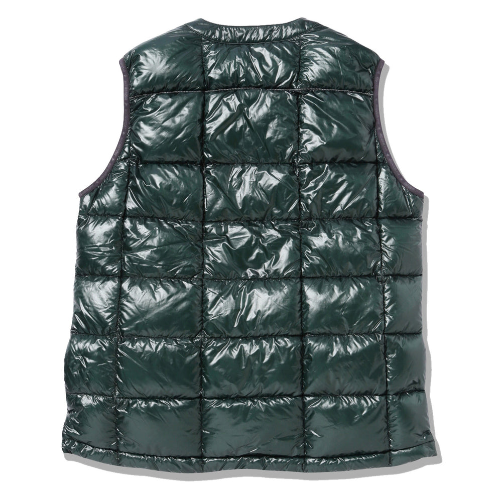 And Wander Diamond Stitch Down Vest Green And Wander