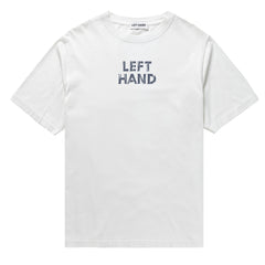 Left Hand Distressed Graphic Tee  Off White - Parasol Store