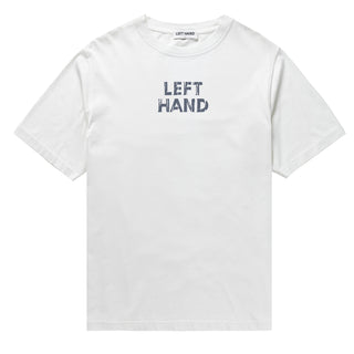 Left Hand Distressed Graphic Tee  Off White - Parasol Store