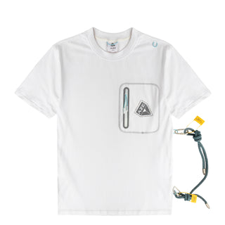 A Zero Effect Reflective Pocket T-Shirt White