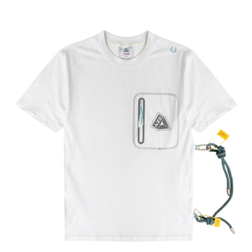 A Zero Effect Reflective Pocket T-Shirt White