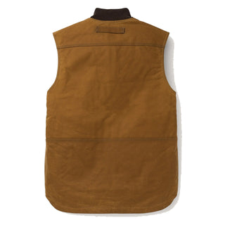 Filson Tin Cloth Insulated Work Vest Dark Tan Filson
