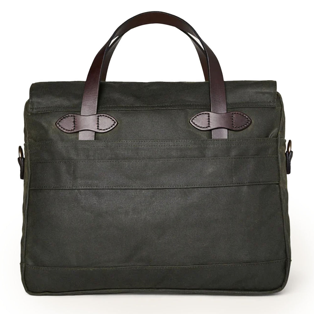 Filson 24-Hour Tin Cloth Briefcase Otter Green - Parasol Store