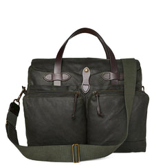 Filson 24-Hour Tin Cloth Briefcase Otter Green - Parasol Store