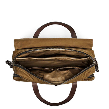 Filson 24 Hour Tin Briefcase Dark Tan