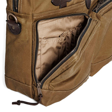 Filson 24 Hour Tin Briefcase Dark Tan