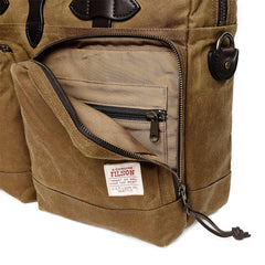 Filson 24 Hour Tin Briefcase Dark Tan