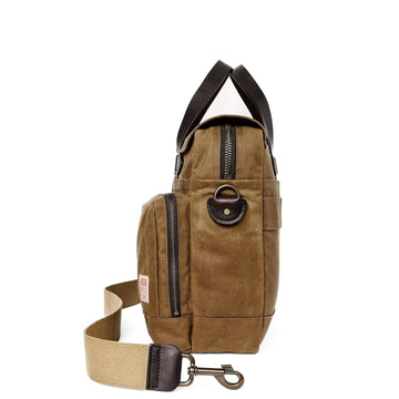 Filson 24 Hour Tin Briefcase Dark Tan