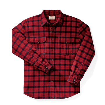 Filson Alaskan Guide Shirt Red/Black Plaid - Parasol Store