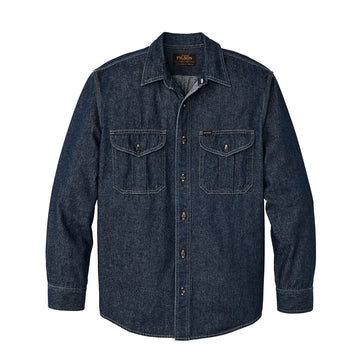 Filson Denim Guide Shirt Rinse Indigo - Parasol Store