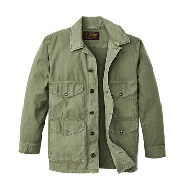 Filson Field Cruiser Jacket Reverse Sateen Washed Fatigue Green