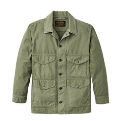 Filson Field Cruiser Jacket Reverse Sateen Washed Fatigue Green