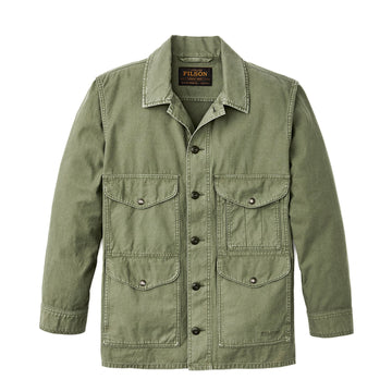 Filson Field Cruiser Jacket Reverse Sateen Washed Fatigue Green
