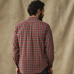 Filson Field Flannel Shirt Russet Red Plaid