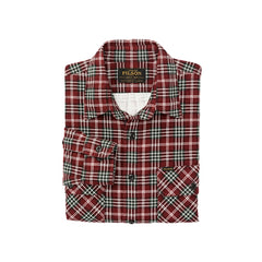 Filson Field Flannel Shirt Russet Red Plaid