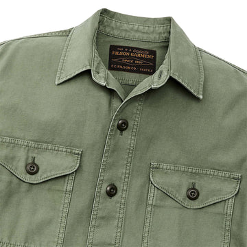 Filson Field Jac-Shirt Washed Fatigue Green - Parasol Store