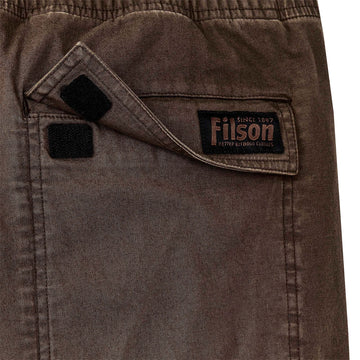 Filson Granite Mountain Pull On Shorts Dark Earth - Parasol Store