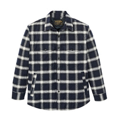 Filson Insulated Flannel Jac-Shirt Navy / Cream Plaid
