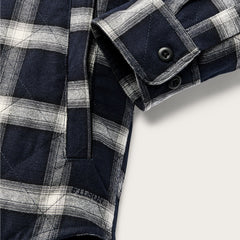 Filson Insulated Flannel Jac-Shirt Navy / Cream Plaid