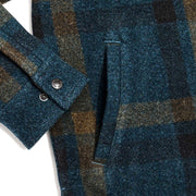 Filson Lined Mackinaw Jac-Shirt Teal / Ochre Plaid - Parasol Store