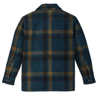 Filson Lined Mackinaw Jac-Shirt Teal / Ochre Plaid - Parasol Store