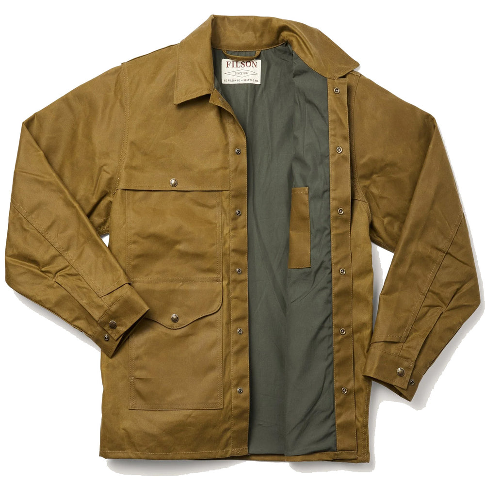 Filson Lined Tin Cruiser Jacket Dark Tan - Parasol Store