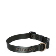 Filson Nylon Dog Collar Dark Timber - Parasol Store