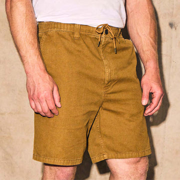 Filson Oakville Canvas Shorts Bronze Brown - Parasol Store