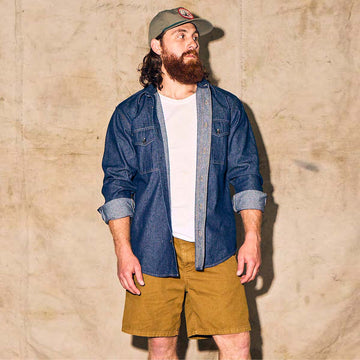 Filson Oakville Canvas Shorts Bronze Brown - Parasol Store