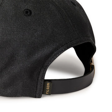 Filson Oil Tin Low-Profile Logger Cap Black - Parasol Store