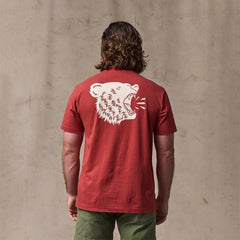Filson S/S Bear Graphic T-Shirt Chili Oil