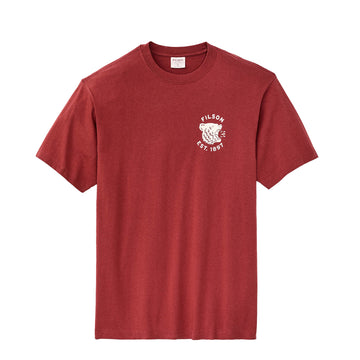 Filson S/S Bear Graphic T-Shirt Chili Oil