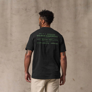 Filson S/S Diamond Graphic T-Shirt Black