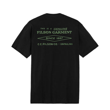 Filson S/S Diamond Graphic T-Shirt Black