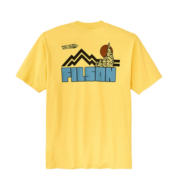 Filson S/S Frontier Graphic T-Shirt Aspen Gold / Sun - Parasol Store