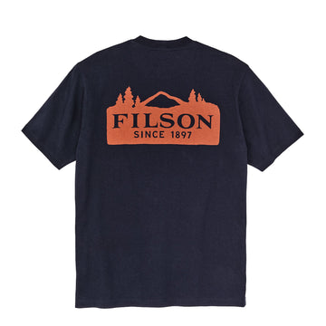 Filson S/S Frontier Logo T-Shirt Night Sky / Scenic Mark - Parasol Store