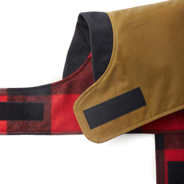 Filson Shelter Cloth Dog Coat Dark Tan - Parasol Store