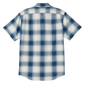 Filson Short Sleeve Chambray Shirt Indigo Plaid - Parasol Store