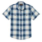 Filson Short Sleeve Chambray Shirt Indigo Plaid - Parasol Store