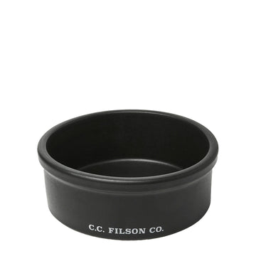 Filson Stoneware Dog Bowl Faded Black - Parasol Store