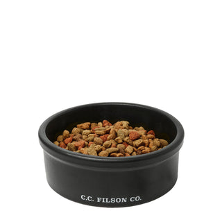 Filson Stoneware Dog Bowl Faded Black - Parasol Store