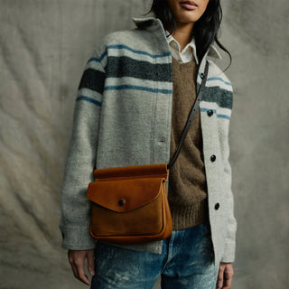 Filson Suede Convertible Field Bag Saddle Brown - Parasol Store